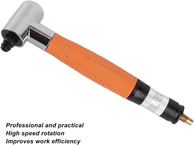 Air Pencil Die Grinder, Right Angle Pneumatic Die Grinder 50000 RPM, 90-Degree Angled High-Speed Grinding Tool for Metal, Wood, and Plastic
