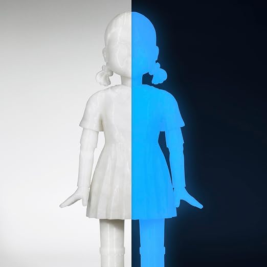Polymaker Panchroma Glow PLA Filament 1.75mm for 3D Printing, 1kg, Blue | Neatly Wound, Glow in the Dark, Easy Print & Smooth Feeding, Compatible with Bambu Lab & Most 3D Printers