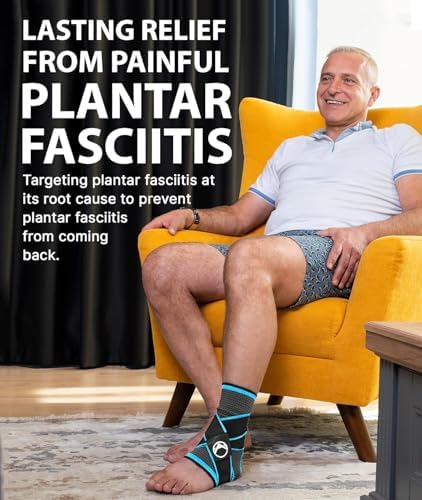 Koprez Plantar Fasciitis Sleeve - Plantar Fasciitis Relief, Plantar Fasciitis Socks, Ankle Compression Sleeve, Ankle Support for Women, Plantar Fasciitis Brace, Ankle Sleeve, Ankle Support Men