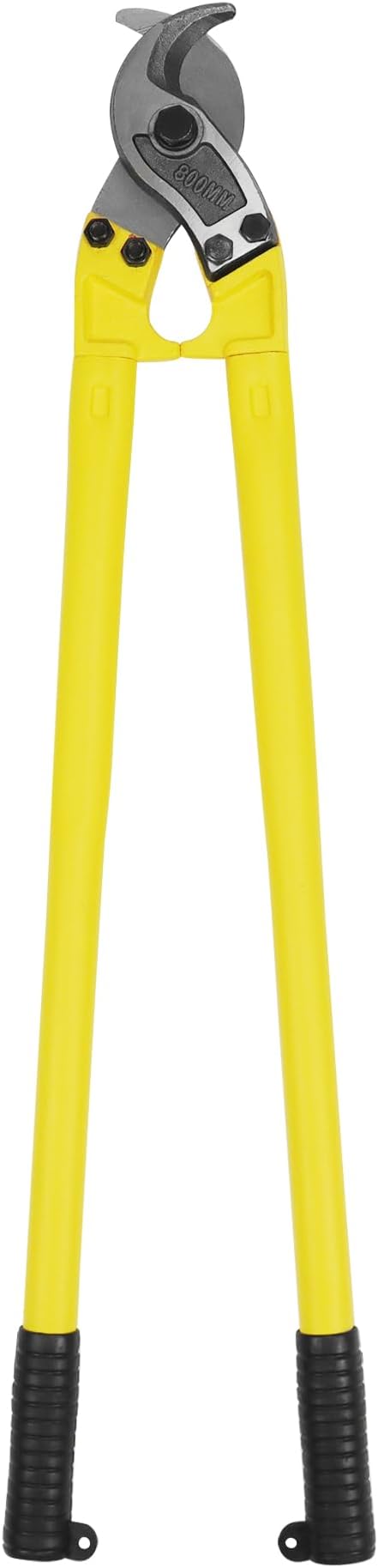 QWORK Cable Cutter, 32 Inch Stainless Steel Hardened Cutter for Cutting Up to 1/2" Wire Rope