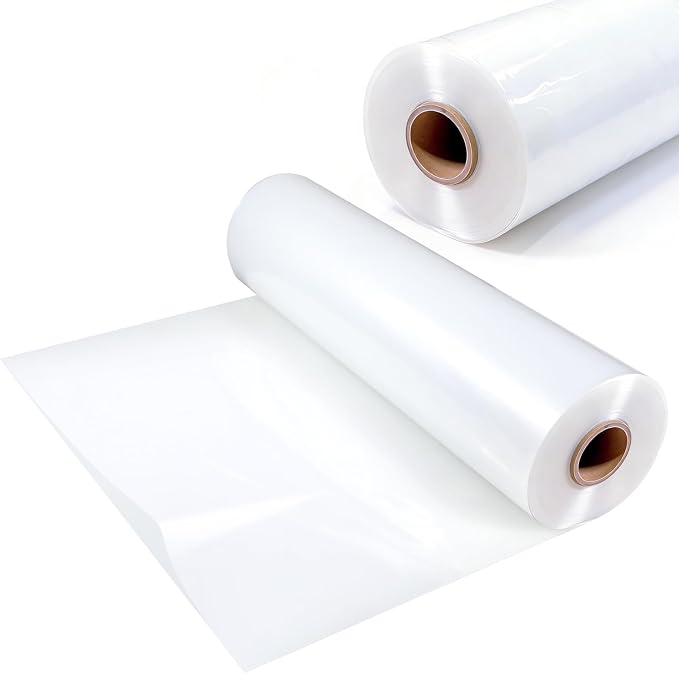 ATOLS 200ft x 22in Lay Flat Poly Tubing – Heavy-Duty Plastic Tubes for HVAC Ducting, Temporary Airflow, Dust & Fume Removal – Fits 8" and 12" Blowers
