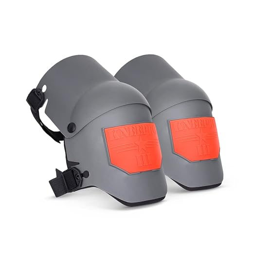 Sellstrom Ultra Flex III KneePro Knee Pads (Orange/Gray) and Albion Engineering Company 935-1(3 Pack) Angle Shot Green Plastic Nozzle