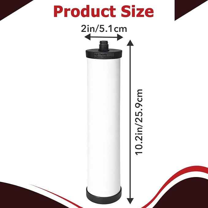 2 Pcs FRX-02 Ceramic Water Filter Cartridge Compatible with Franke | Compatible with Triflow FR9455 FRX-01 W9223021, Effectively Filters Impurities, Sturdy Long-Lasting, Simple Installation