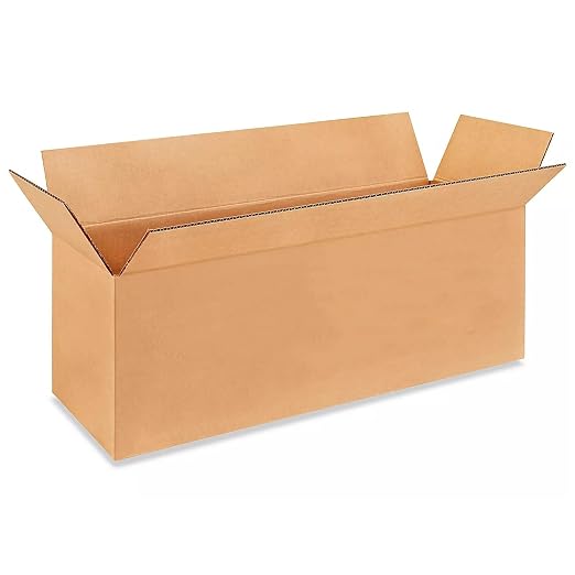 Long Moving & Shipping Boxes 24"L x 8"W x 8"H (25-Pack) - Extra Strength 200 lb vs Regular - USA-Made Corrugated Strong Packing Boxes - Long Shipping Box - Recycled Cardboard Box by IDL Packaging