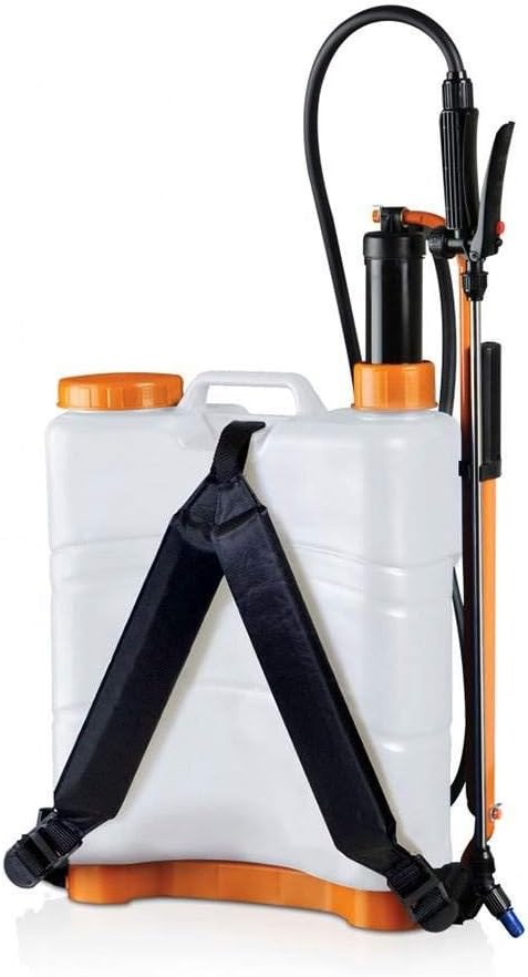 Jacto XP-312 Backpack Sprayer - 3-Gallon Professional-Grade, Lightweight & Ergonomic with High-Pressure Performance. Translucent White