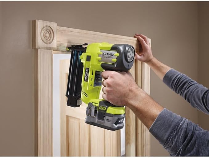 Ryobi 18V ONE+ 18-Gauge Cordless Airstrike Brad Nailer (Tool Only) P321 | Battery and Charger Sold Separately