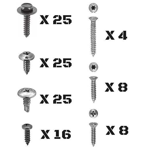 111-Piece Interior | Exterior | Engine Bay | Trim Screw Hardware Kit, Chrome #8 | FITS: GM, Chevrolet, Buick, Oldsmobile, Pontiac, Cadillac, GMC Trucks, A | B | C | D | E | F | G | H | J | X | Y Body.