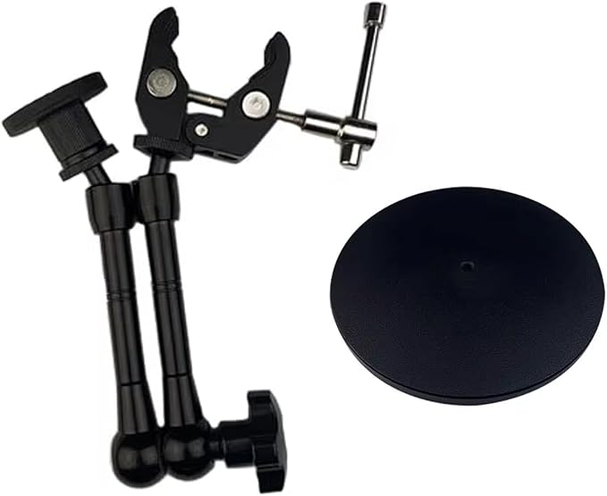 Helping Hands Magnetic Soldering Clamp with 5.5CM Jaw Opening, Super Clamp with Magnetic Base, Flexible Articulating Arms with Clamps, Magnetic PCB Clip for Heat Gun Repairing Welding