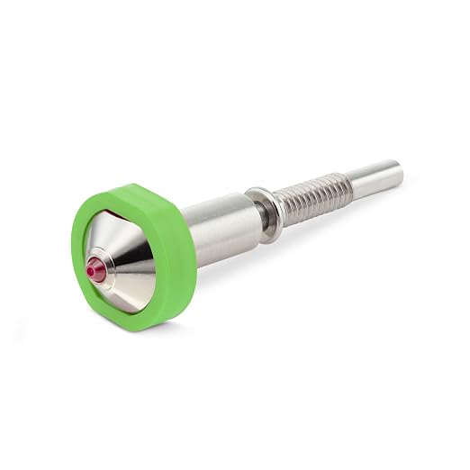 Rapid Change Ruby Nozzle 0.8mm for E3D Revo HotEnd, High Hardness, Abrasion Resistant for Precision Additive Manufacturing