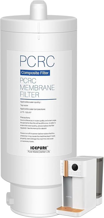 ICEPURE 4-in-1 Composite Filter Cartridge, Replacement for Countertop Reverse Osmosis Water Filtration System CTR-J, 12-Month Lifespan, 1 Pack