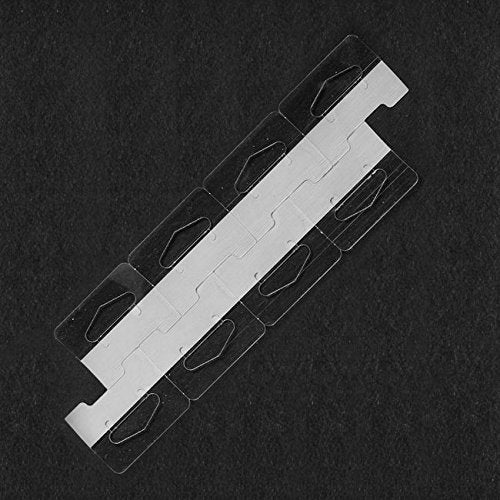 1000 Clear Self Adhesive Heavy Duty Slot Hang Tab Tags 19 Oz Limit Retail Hanger