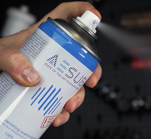 AESUB Blue Spray for 3DMakerpro 3D Scanner, Suitable for Reflective, Transparent Surface or Highly Textured Surfaces 400ml