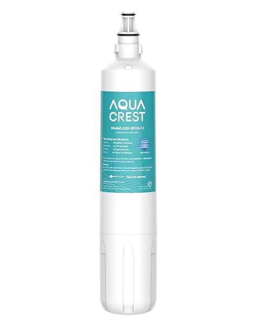 AQUA CREST F-2000 Water Filter, Replacement for InSinkErator® F-1000 Water Filter, F-2000, AquaPure AP Easy C-Complete, Reduces Chlorine, Bad Taste & Odor, 500 Gallons, NSF/ANSI 42 Certified