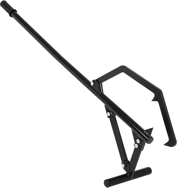 FAHKNS 50.8" Long Handle Log Lifter, Ups to 25" in Dia Log Roller Tool, Heavy Duty Steel Log Jack, Adjustable Cant Hook Log Roller Lifter,Logging Tools for Rolling and Raising Up Logs