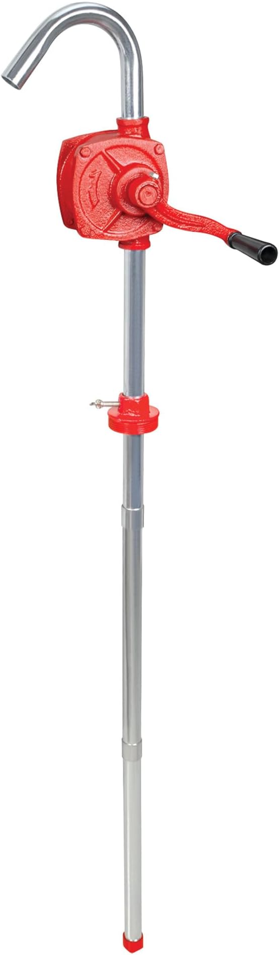 Performance Tool W54270 Rotary Barrel Pump, Pumps Light to Medium Viscosity Oils, 3 Piece Suction Pipe, 30-55 Gallon Barrels, Bung Adapter