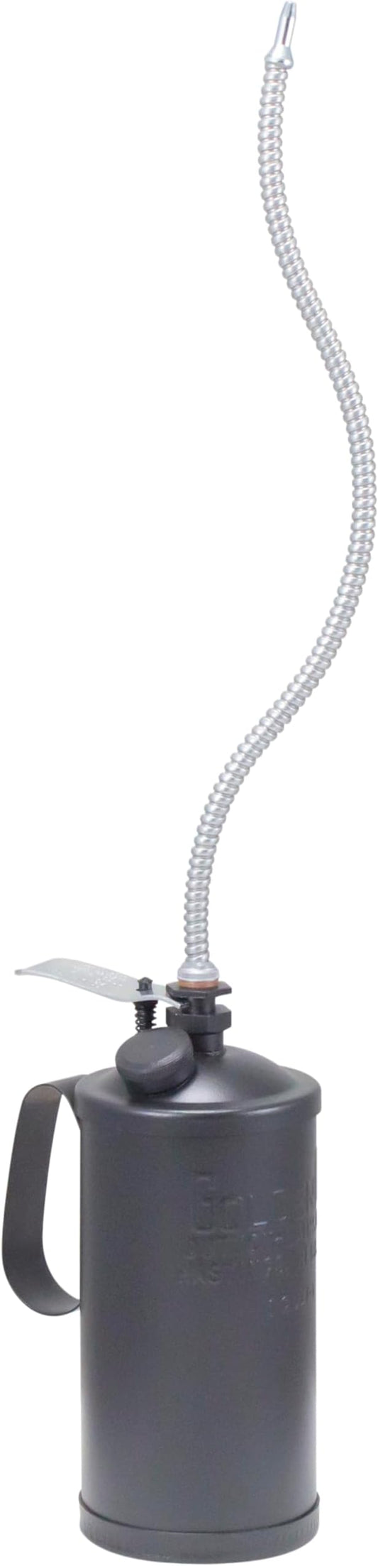 Dutton-Lainson Company - Goldenrod (120-A3) Pump Oiler with 15" Flex Spout - Heavy Duty Gauge Steel Body Finish Precision Oiler Pump - 1-Quart Size Capacity, Straight Spout Tip - Made in USA