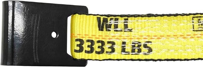 Mytee Products (10 Pack) 2 inch x 27' Heavy Duty Tie-Down Ratchet Straps w/Flat Hook - 10,000 lbs Breaking Strength - Wide Handle Flat Hook Ratchet Straps for Cargo, Flatbed Trailers, Pickup Trucks