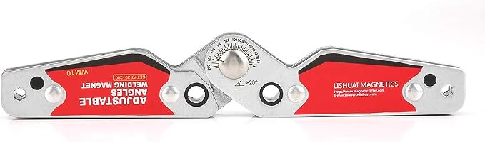 Adjustable Angles Welding Magnet 20°-200°, Magnetic Welding Holder Clamp Welder Tool for Soldering Positioning