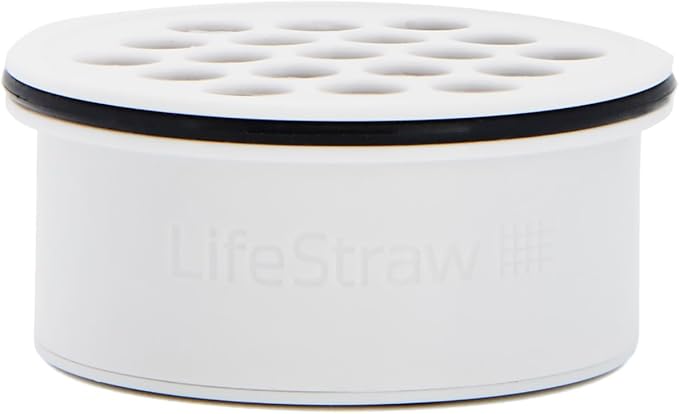 LifeStraw Home — Activated Carbon + Ion Exchange Replacement Filter for Protection Against tap Water contaminants Including Microplastics, PFAS and 30+ Contaminants, 1-Pack