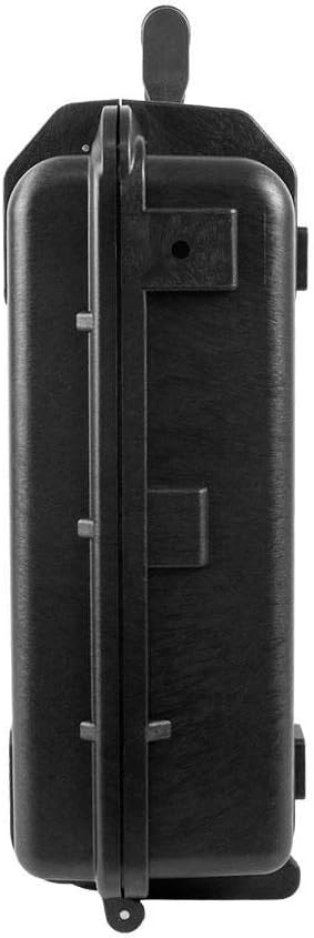 Monoprice Weatherproof Hard Case with Customizable Foam,Black, 19 Liter