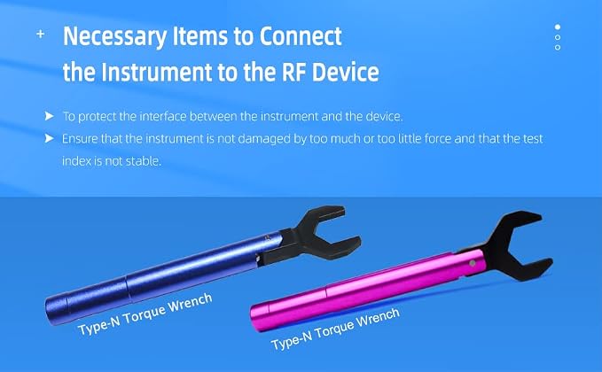 TOJOIN 1 pcs Purple N Type Torque Wrench 1 N·m Opening 20MM Protect RF Connector for RF Microwave Measurements
