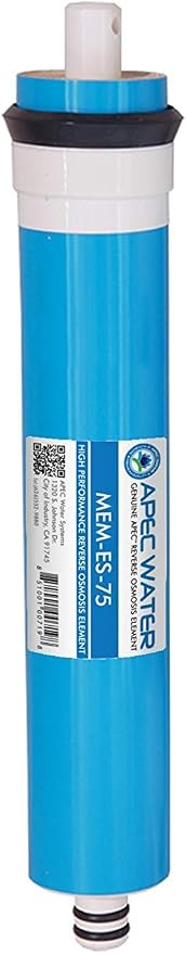 APEC 75 GPD Membrane and 10" High Capacity Inline Carbon Filter Bundle for Reverse Osmosis Systems