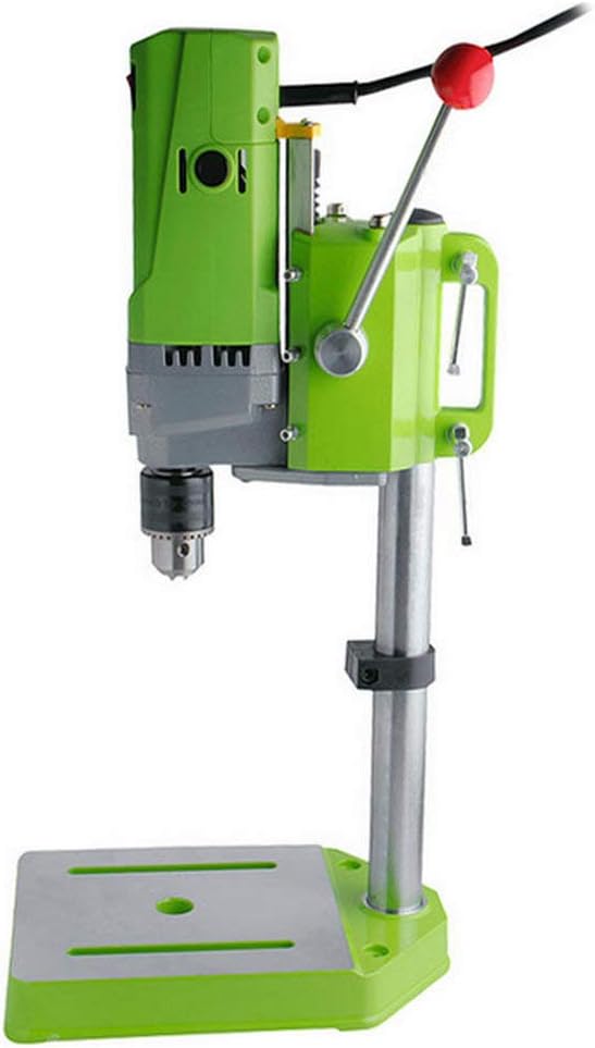 Bench Drill Stand 710W Mini Electric Bench Drilling Machine Drill Chuck 1-13mm, 6-Speed Mini Drill Press Machine with Cast Iron Base, 0-2800RPM, for DIY, Woodworking, Metal, Jewelry Making