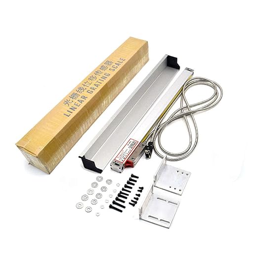 TOAUTO Digital Readout 2 Axis 3 Axis DRO Display Linear Scale 850mm 34" Precision 5um for Bridgeport/Knee Milling Lathe EDM Mill Machine