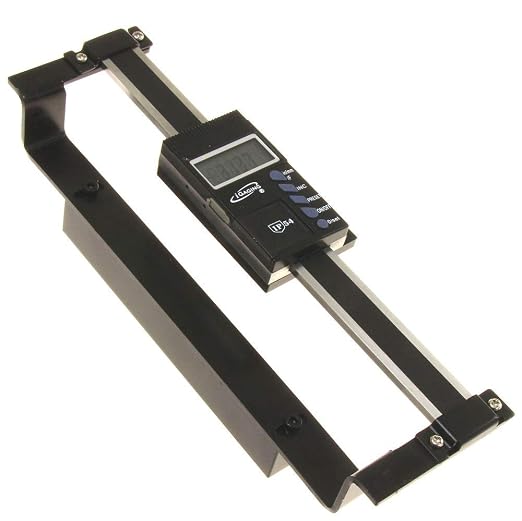 iGaging Digital Readout (DRO) and Quill Kit Mounting Bracket for Bridgeport Type Mills 6" Travel Inch/mm/Fractions