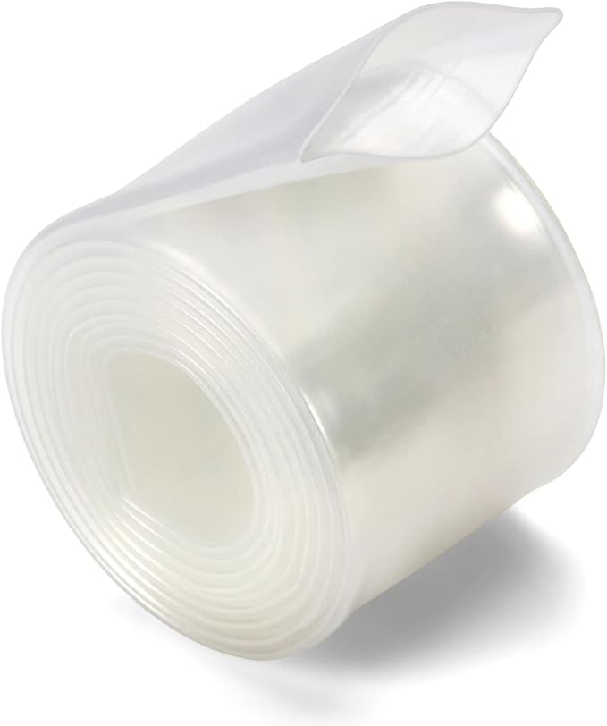 Chanzon 3:1 Ratio 1/2" (12.7mm) Heat Shrink Tubing - Marine Grade Waterproof Adhesive Lined - 4Ft Roll (1.22M Total Length) Clear/Transparent Polyolefin Sleeving Wrap Shrinking 3 to 1 Ratio 1pcs