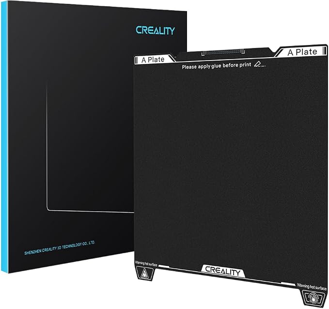 Creality K1 SE Epoxy Resin Build Plate, Ender 3 V3 SE Bed 235*235mm Texture Spring Steel Bed Plate with Nozzle Cleaner, Heat-resistant Wear Resistance Flexible Print Platform For K1C/K1/Ender 3V3 KE