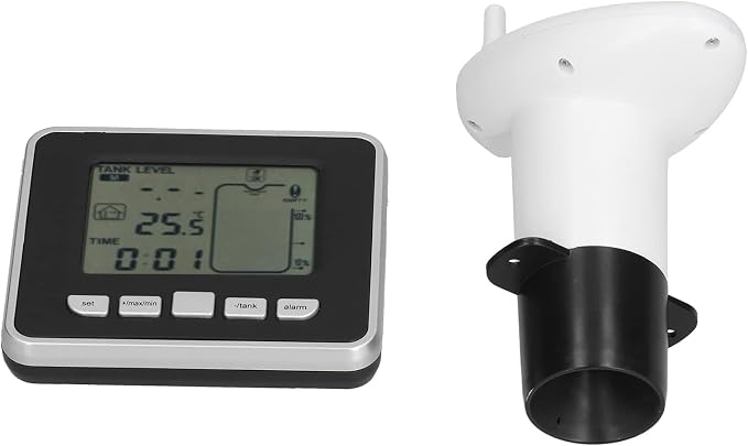Water Level Meter Indicator, Sensors Liquid Level Sensors Ultrasonic Digital Display Depth Sensor Monitor System