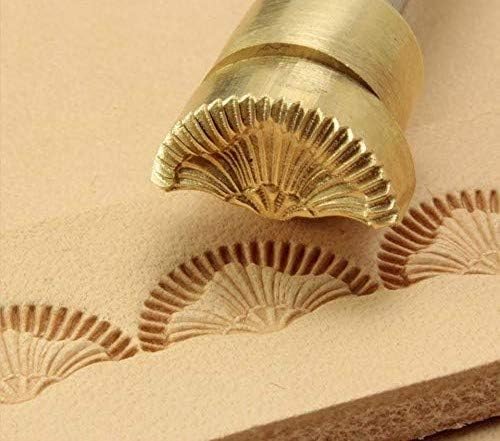 DandS ltd Leather Stamp Tool, Geometric, Professional Steel Craft Tool for Leatherworking, Embossing, Carving & Stamping Leather Projects, Belts & DIY Projects Compatible with Mallet #177