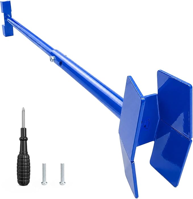 Fuzqq 27.7-Inch Ball Valve Wrench, Adjustable Shut-Off Ball Valve Tool and Water Valve Key, Heavy Duty Low Carbon Steel Valve Operating Tool for Hard-to-Reach Valves