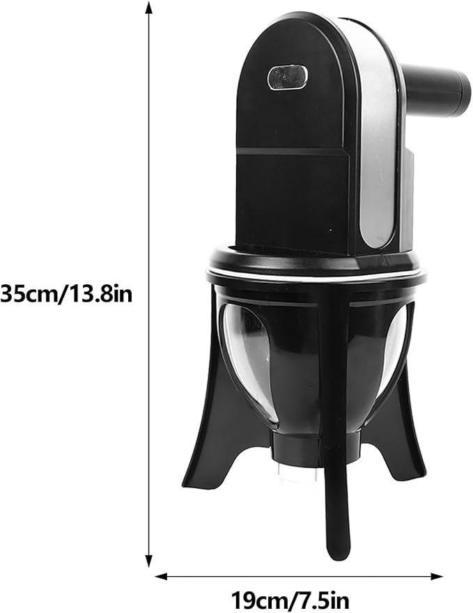 aqxreight Sweet Meatball Maker Automatic Meatball Making Machine Efficient for Home Kitchen Stainless Steel Compact (US Plug 100‑240V)