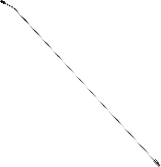 Capri Tools 29.5 In. Angled Nozzle with Rubber Tip For Air Blow Gun