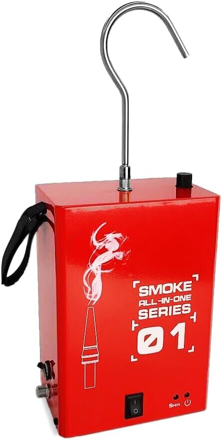 AutoLine Pro Automotive EVAP Smoke Machine Model 01 Built-in Air Compressor for EVAP, Vacuum, and More Leak Testing Diagnostic Vacuum Leak Detection Tester