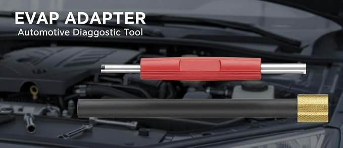 AutoLine Pro *2025 New Model* Automotive High Volume Smoke Machine - EVAP Leak Detector with Built-in Air Compressor - Model 701A– EVAP Vacuum Exhaust Smoke Detector Tools Kit - Red
