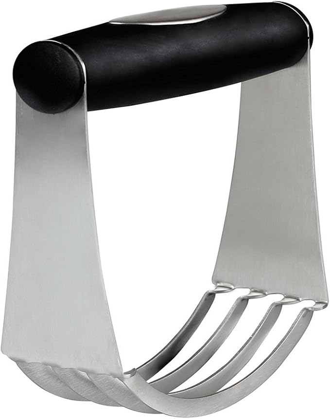 Pastry Cutter Stainless Steel, Kitchen Professional Baking Dough Blender with Heavy Duty Blades & Soft Rubber Grip