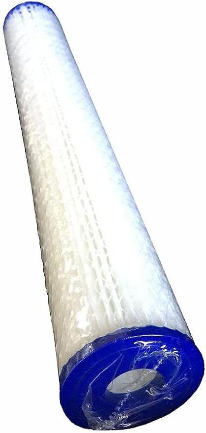 WFD, WF-PE2020 2.5-inch x 20-inch Pleated Sediment Water Filter Cartridge, fits in 20-inch standard size housings of filtration systems (2 Pack, 20 Micron)