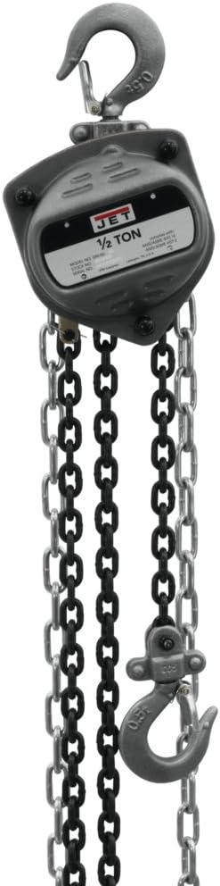 JET 1/2-Ton Hand Chain Hoist, 15' Lift (Model S90-050-15)