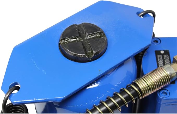 K Tool International XD63228 20 Ton Air/Hydraulic Bottle Jack for Garages, Repair Shops, and DIY, 44,000 lbs. Capacity, Lift Range 10.43"-19.88", Heavy Duty Steel, Load-limiting/Bypass Valves, Blue