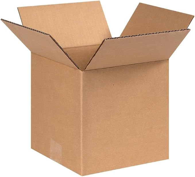 BOX USA Cube Shipping Boxes 8"L x 8"W x 8"H (25-Pack) - Small Corrugated Cardboard Packaging Boxes for Shipping, Packing, Moving, and Storage at Home, Office, or Business