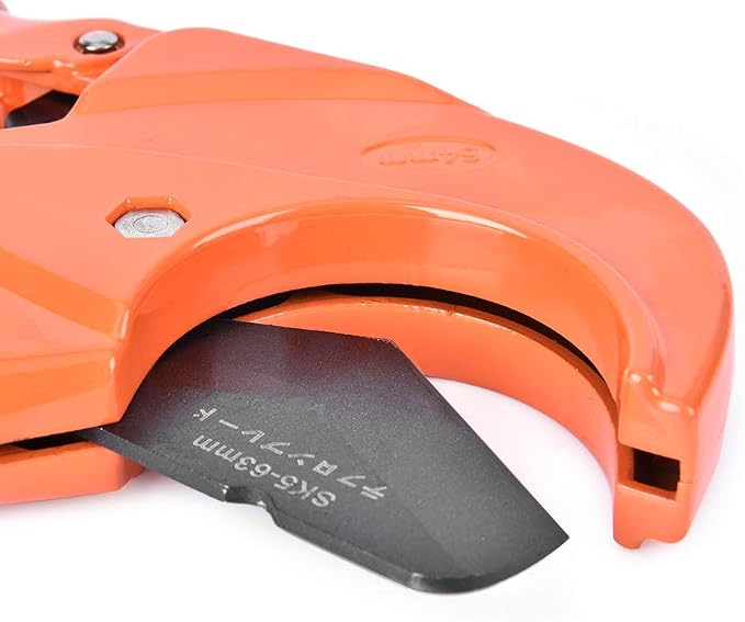 PVC Pipe Cutter, 63mm Opening Manganese Steel Pipe Cutter Scissors, Pipe Cutting Tool for PVC PPR Pipe, Water Pipe, Gas Pipe, Home Working and Plumber