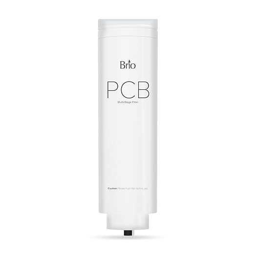 Brio PCB 3-Stage Filter for Reverse Osmosis Undersink Filtration System TROE1000COL | Simple twist-and-lock design | NSF/ANSI Certified