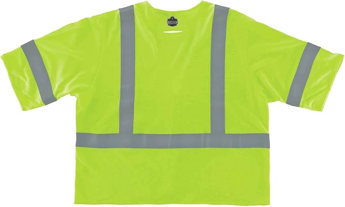 Ergodyne unisex adult Class 3 FR Safety Vest Sleeves H L, Lime, Large-X-Large