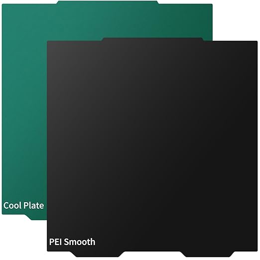 Upgraded Prus XL PEI Build Plate & Cool Plate,365x365mm Double Sided Textured Low-Temp Cold Bed and Import Smooth PEI Sheet Flexible Removable Spring Steel Platform for Prusa XL 3D Printer.