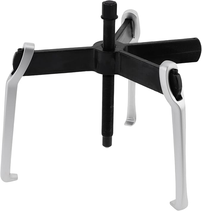 ChgImposs 2 Jaw 3 Jaw Gear Puller, Adjustable Bearing Puller, Reversible Removal Tool for Internal External Pulling, Puller Tool for Removal of Pulleys Flywheels Bearings Gears (12 Inch)