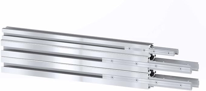 Zozen Chainsaw Mill Aluminum Profile 12inch, Used for Spliced Extension to 48inch, Help to Extend Cutting Size to 48inch, Only match for Zozen Chainsaw Mill