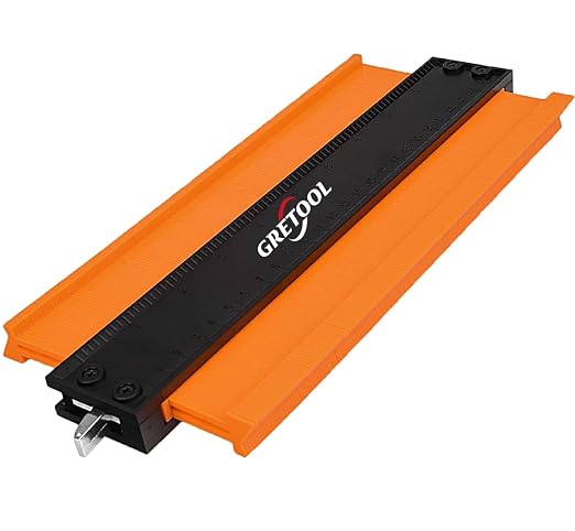 Contour Gauge (10 inches) Contour Tool with Adjustable Lock, Precise Shape replicator, Household Tool, Woodworking Tool, Christmas Gift (GTL-10)